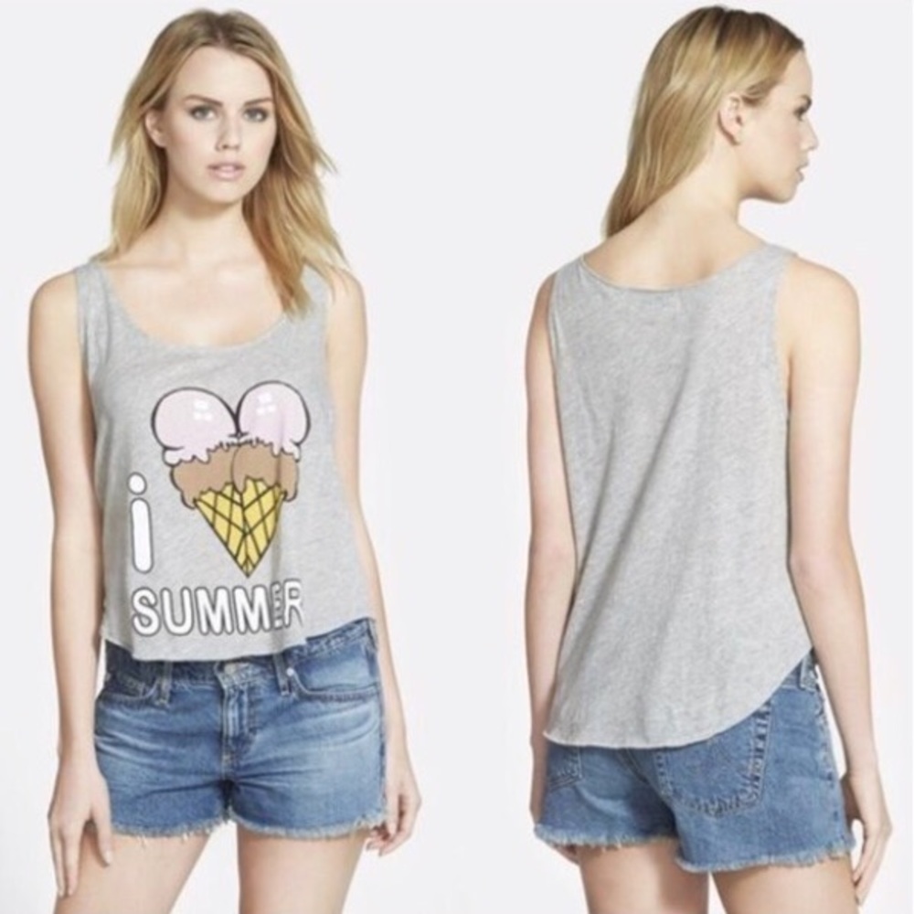 Wildfox I Love Summer Ice Cream Tank